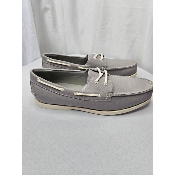 Club Room Men's Elliot Lace-Up Boat Shoes Loafers Grey Size 8M - Picture 9 of 10